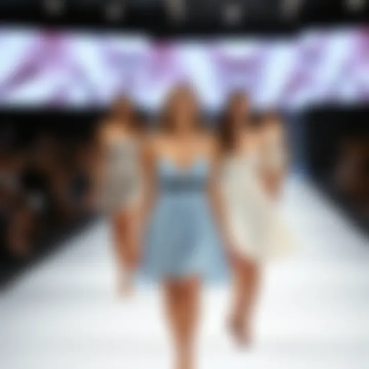 Modern Trends in Short Dresses Contemporary short dress trends showcased on a runway