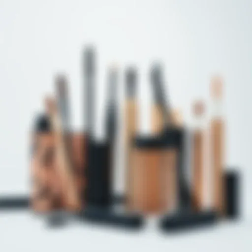 Explore the Diversity of Eyebrow Wands Various types of eyebrow wands displayed elegantly