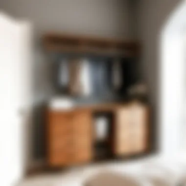 A selection of stylish dressers designed for maximizing closet space