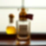 Elegant design of a vintage perfume spray vial