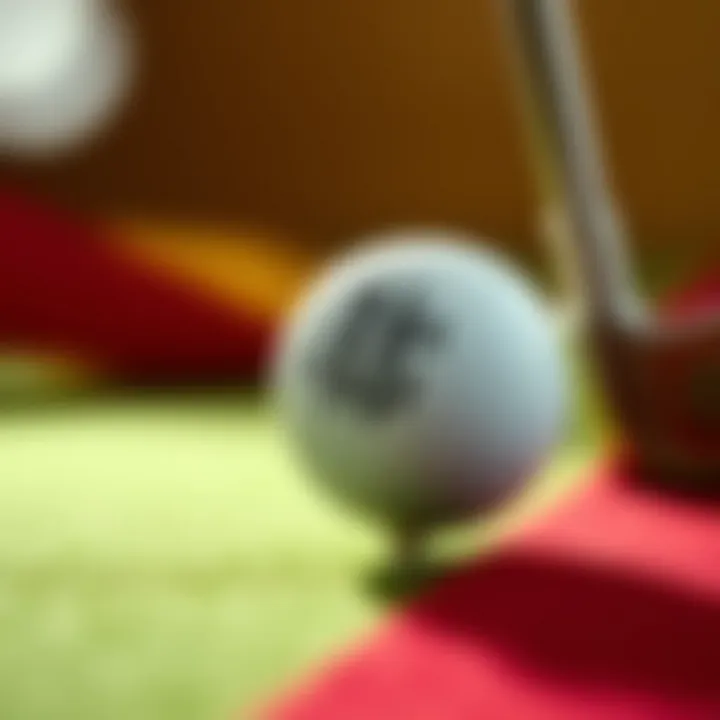 Personalized Golf Ball Elegance Elegant monogram golf ball showcasing personalization