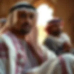 Traditional jalabiya showcasing intricate embroidery