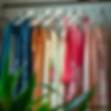 Diverse Collection of Camisole Nightgowns A selection of camisole nightgowns in various colors and patterns