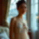 A vintage camisole nightgown showcasing intricate lace detailing