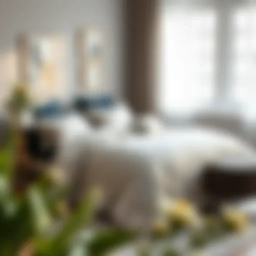 Elegant geometric duvet cover design showcasing contemporary style