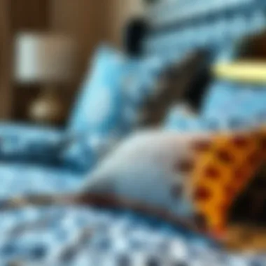 Historical geometric pattern influences in duvet cover design