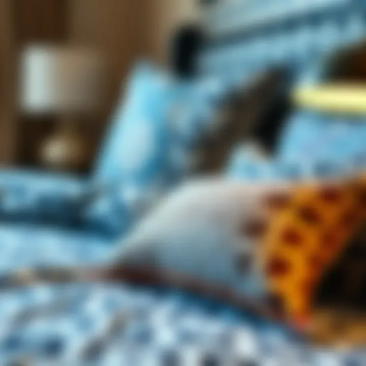 Historical geometric pattern influences in duvet cover design