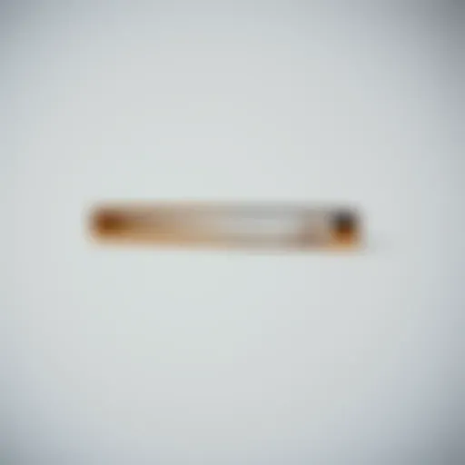 A Study in Elegance: The Invisible Tie Clip Elegant invisible tie clip shown against a minimalist background