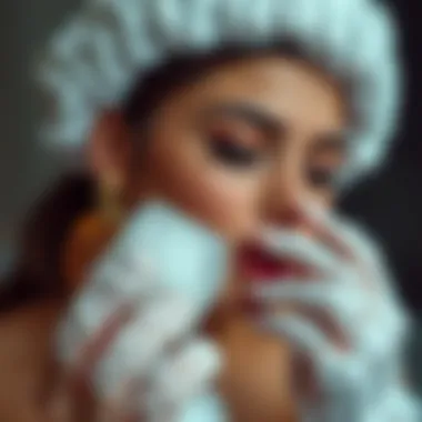 Techniques for using ice balls on skin