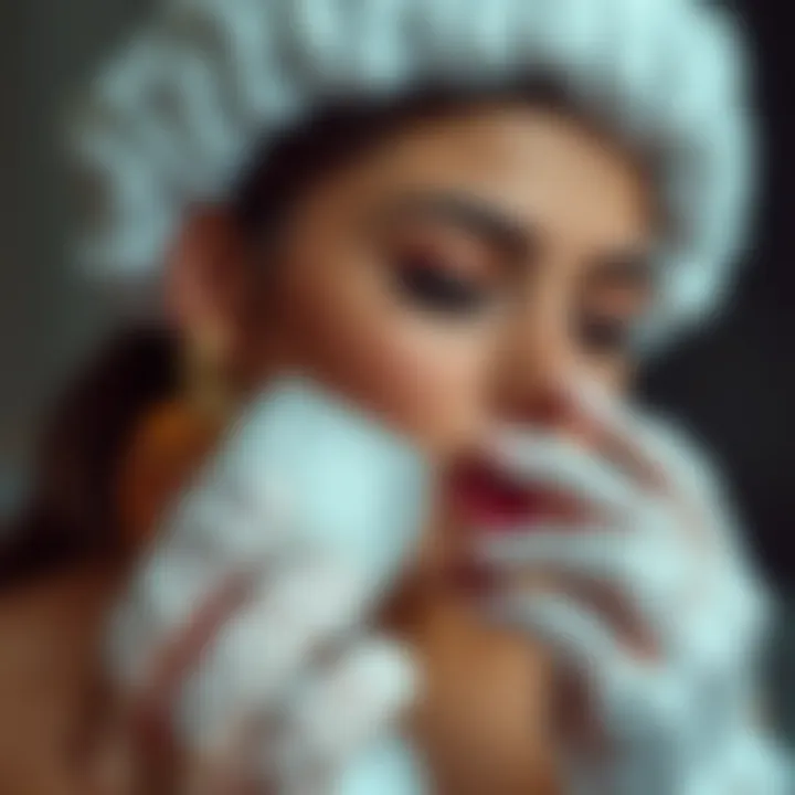 Techniques for using ice balls on skin