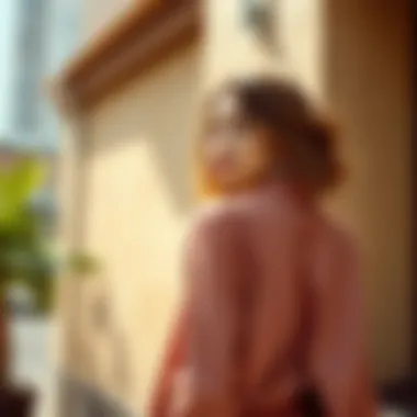 Layering Techniques with the Pleated Back Shirt Fashionable layering with a pleated back shirt and accessories