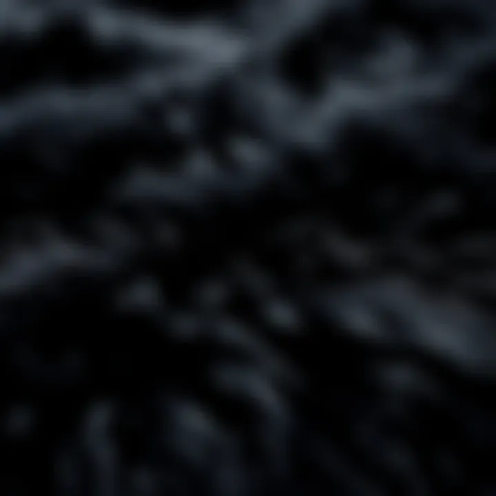 Close-up of a luxurious black faux fur rug highlighting texture and softness