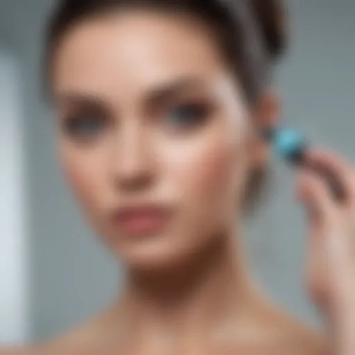 High-quality silicone pad providing protection for curling iron
