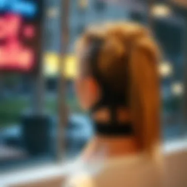 Aesthetic representation of posture enhancement through design.