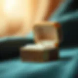 Elegant engraved ring box with intricate designs