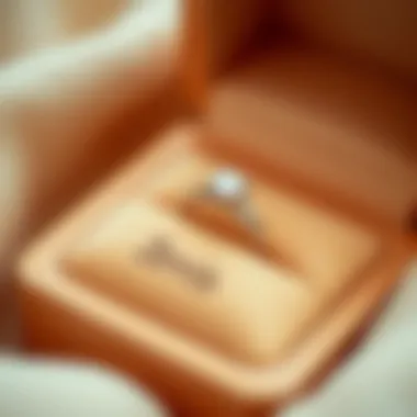 Personalized Engraving on Ring Box Close-up of personalized engraving on a ring box