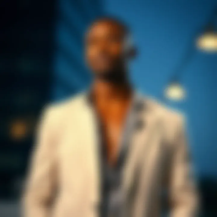 A Modern Twist: Light Grey Undershirt with Blazer Stylish light grey undershirt paired with a blazer