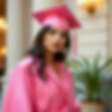 Styling tips for pink graduation outfits