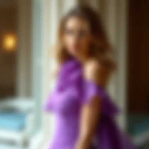 Elegance of the Tight Ruffle Dress Elegant tight ruffle dress showcased on a model