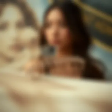 Close-up of a metal claw hair clip resting on a stylish background