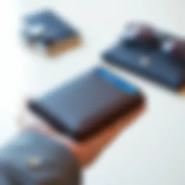 Sleek minimalist wallet featuring a photo compartment for easy access