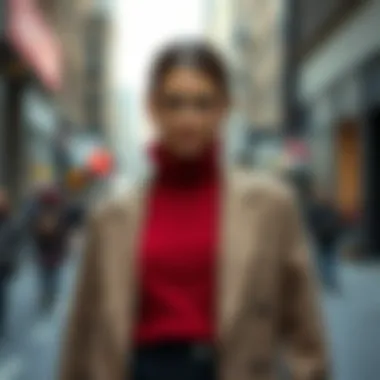 Styling options for various occasions featuring turtlenecks.