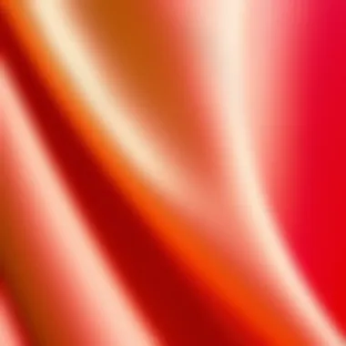 Close-up of ombre embroidery on fabric