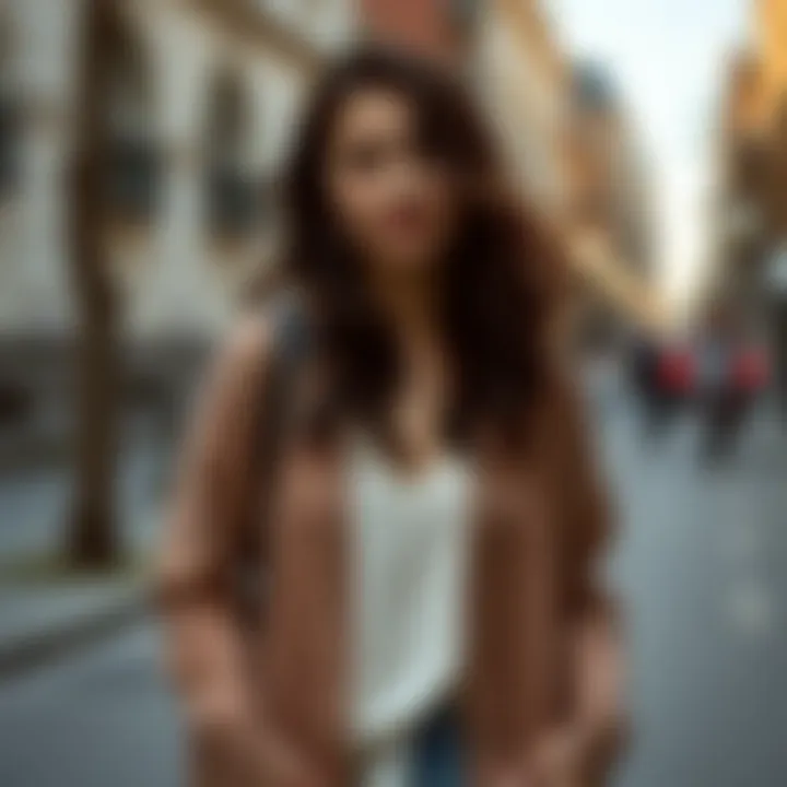 Layering techniques with short cardigans