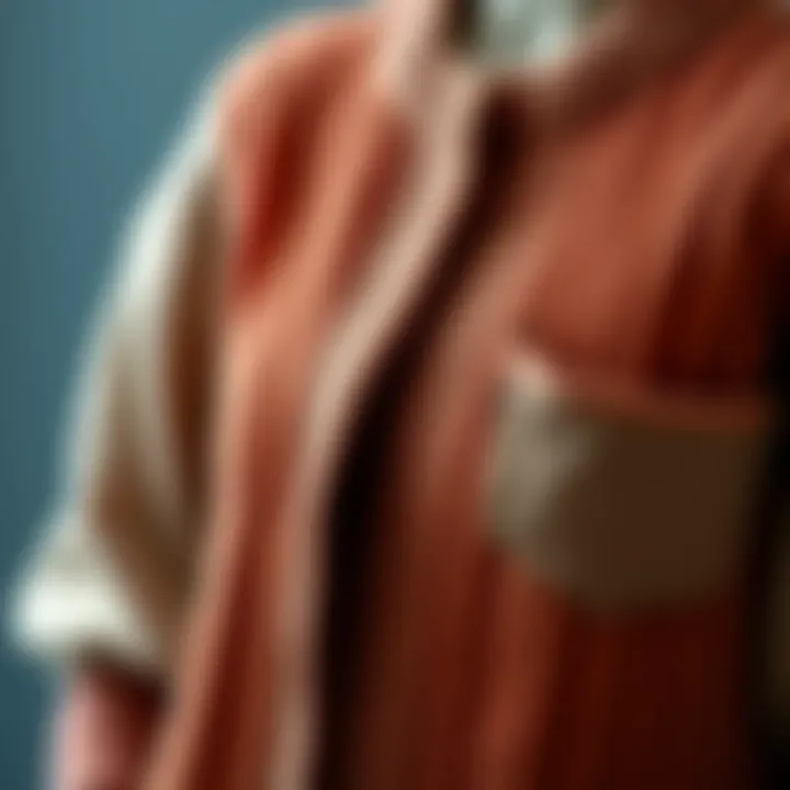 Variety of materials used in short cardigans