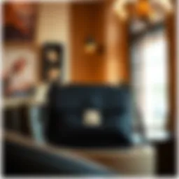 Elegant Bally crossbody bag showcased in a chic setting