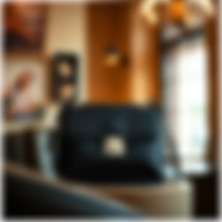 Elegant Bally crossbody bag showcased in a chic setting