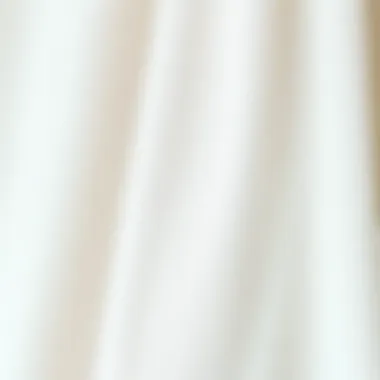 Fabric Texture Close-up of fabric texture in white skirt sets.