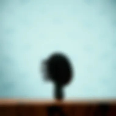 Compact folding hair brush with sleek design