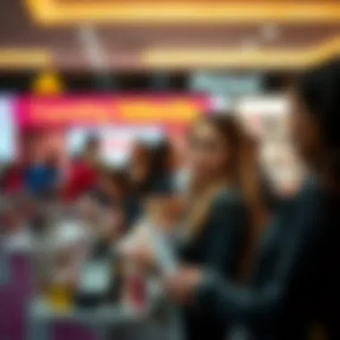 An illustration of shopping trends in the cosmetics industry and their implications