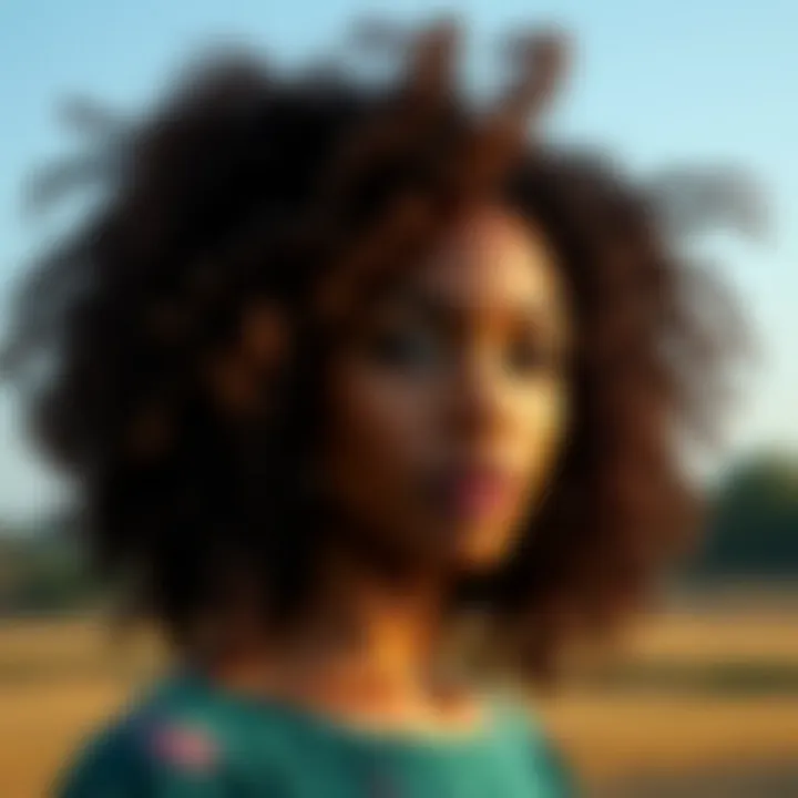 Cultural representation through curly hairstyles