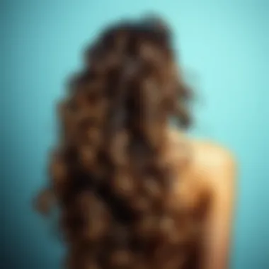 Luxurious curls cascading down