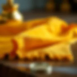 Luxurious gold polishing cloth