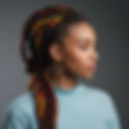 Vibrant Marley twists showcasing a stunning hairstyle