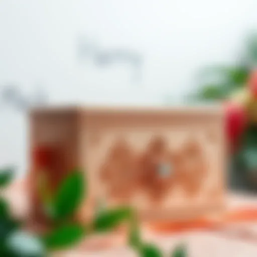 Elegant Rose Gold Wedding Card Box Elegant rose gold wedding card box with intricate design