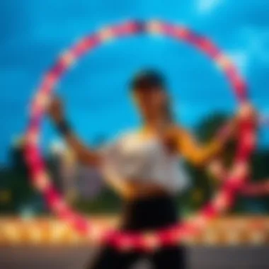 Illustration of various hooping styles and their impact