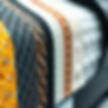 Different materials used for non-slip strips displayed side by side.