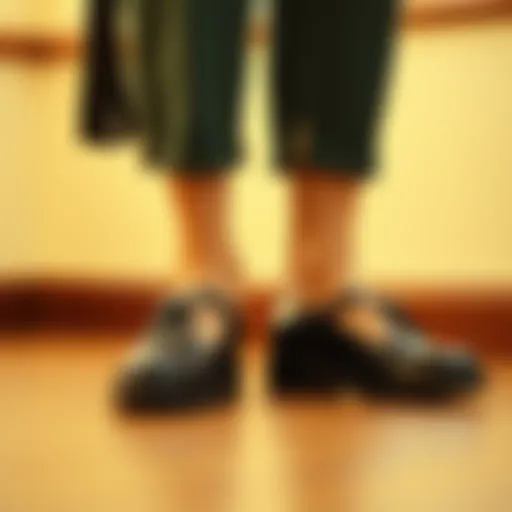 Elegant vintage Mary Janes showcasing classic design.