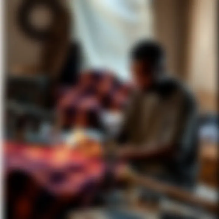 An artisan at work creating a garment that embodies Wayi's design philosophy