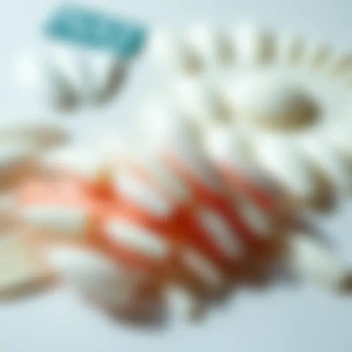 A Diverse Collection: Choosing the Right Nail Stickers A variety of white nail sticker designs laid out for selection