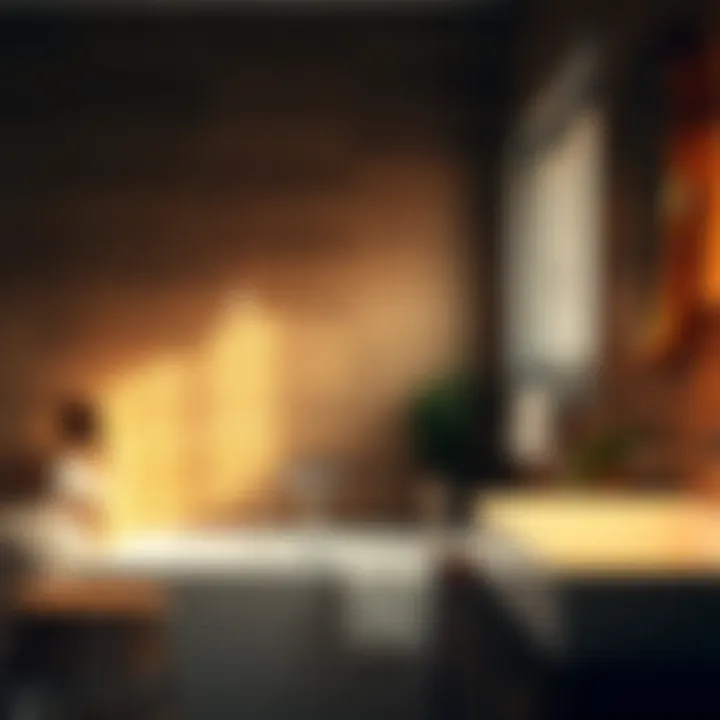 Warm wood tones creating a cozy bathroom ambiance